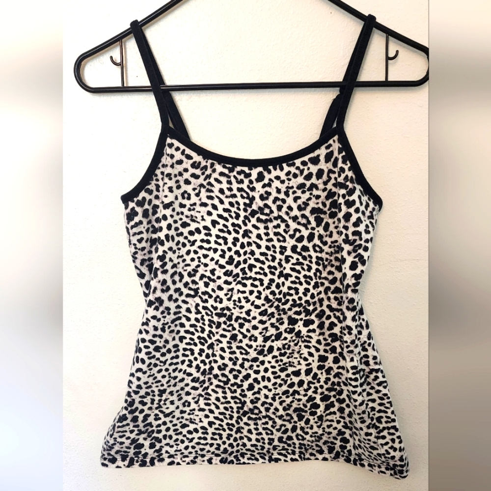 TORRID Women's Black Leopard Foxy Cami